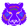 Symbol of an Indian tiger