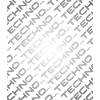 Techno-Musik | Graustufen Diagonal Techno Religion