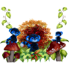 Autumn Forest Blue Monkeys