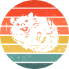 Hedgie Retro Sunset Hérisson