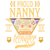 Proud nanny when an official