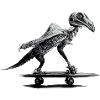 Skate bird