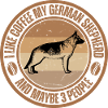 German Shepherd Coffee Dog Cafe