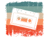 Audio Cassette Retro Tape