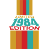 1984 Limited Edition Birthday Design