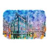 Amsterdam Pays-Bas Aquarelle Dessin d’esquisse