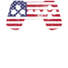 Video Gamer American Flag