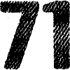 Maillot à 71 numéros
