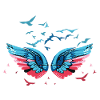 angel wings,wings,angelwings,flocks of birds,birds