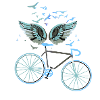 angel wings,wings,angelwings,bicycle,bike