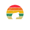 Retro Wald Tier Eichhörnchen Junge