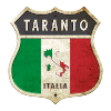 Tarente Italie Armoiries Drapeaux Design
