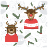 Rentier Pärchen