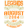 2004 August Birthday Legend