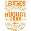 2000 August Birthday Legend