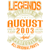 2003 August Birthday Legend