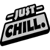 Just Chill Text Logo
