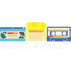 Kassette Diskette VHS Retro Kindheitserinnerung