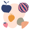 Pastel Fruits