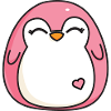 Pink Penguins Sweet Funny
