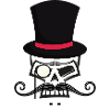 Skullheadwith beard and has