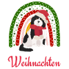Bobtail Christmas English Sheepdog