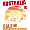Känguru Retro Australien Calling Outback