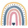 Regenbogen mit Herz