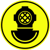 Diver helmet apnea