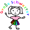Ich bin eine große Schwester.