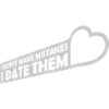 Date Mistakes Quote Logo