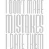 Date Mistakes Quote Logo