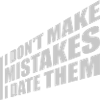 Date Mistakes Quote Logo