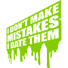 Date Mistakes Quote Logo