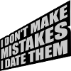 Date Mistakes Quote Logo