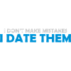 Date Mistakes Quote Logo