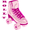 Pink Roller Skate Retro Pulse