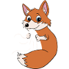Süßer Fuchs Kinder