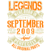 2009 September Birthday Legend