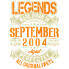 2004 September Birthday Legend