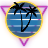 Vaporwave neon