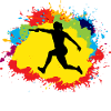Staffellauf Leichtathlet Leichtathletik
