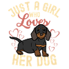Sweet Dachshund Lover Kawaii