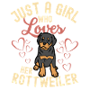 Sweet Rottweiler lover kawaii