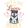 Sweet Husky Lover Kawaii