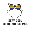 owl,pride,love,gay,sunglasses,rainbow