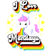 Jag älskar måndagar Unicorn