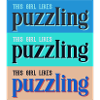 Mädchen mag rätselhaftes Hobby-Puzzle