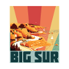 Big Sur Shore California Souvenir Ocean Nature Kiss