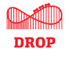 Warten Sie auf die Drop-Achterbahn-Achterbahn